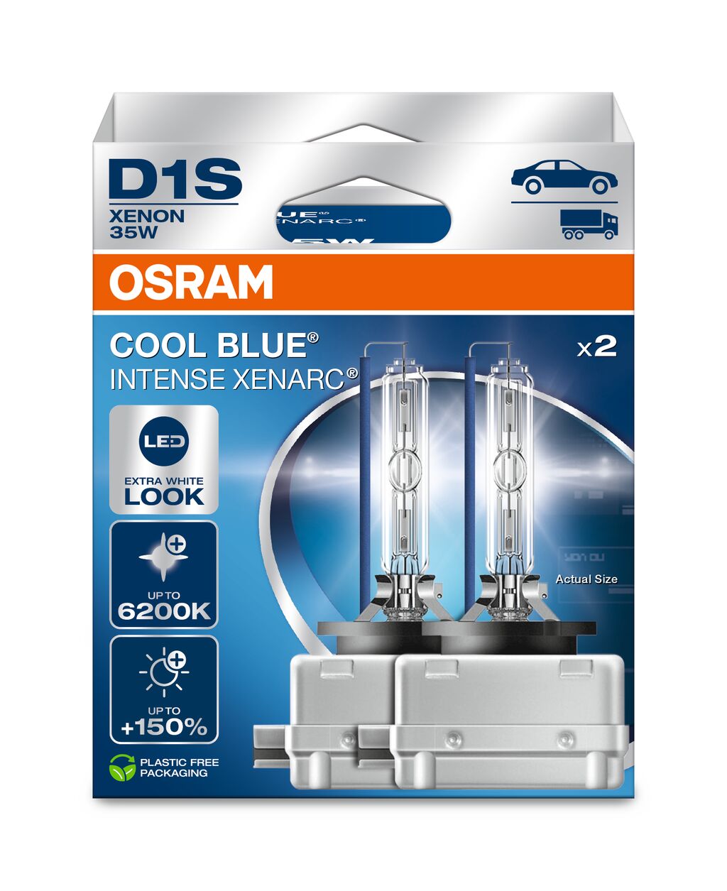 OSRAM XENARC COOL BLUE INTENSE D1S DUOBOX ECO